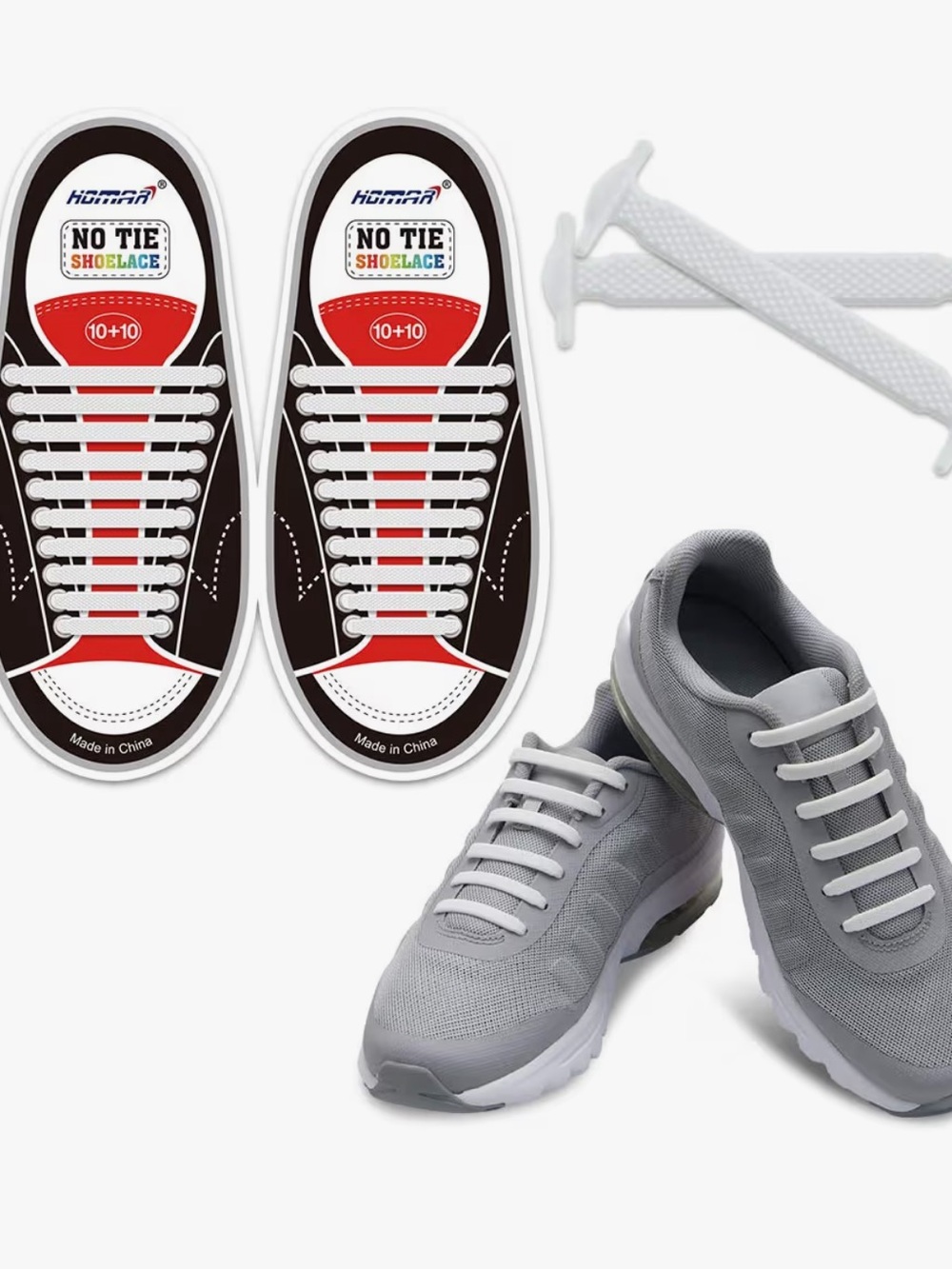 NWT Adult No Tie Shoelaces
